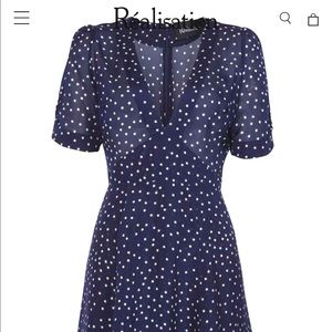 navy ozzie dress with with starts from realisation